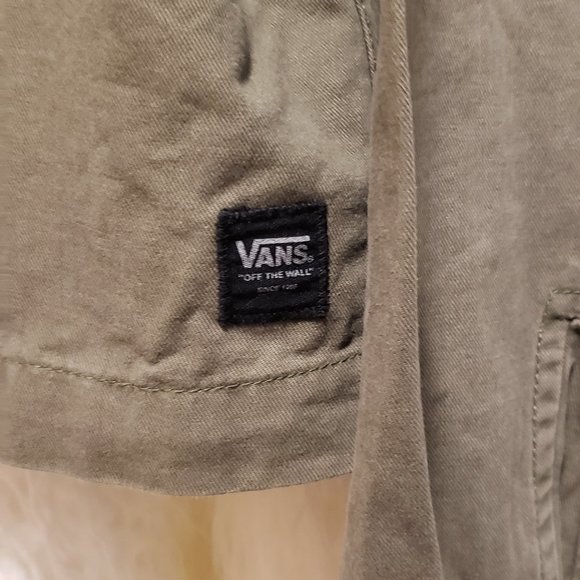 Vans Olive Green Women's Cropped Cargo Jacket - Size S - Picture 4 of 8